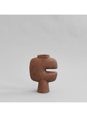 101 Copenhagen Tribal Vase Medio Terracotta