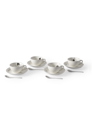 Pols Potten Undressed Teacups Set 4 τμχ
