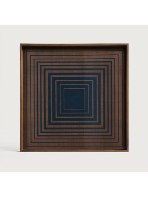 Ethnicraft- Ink Square glass tray
