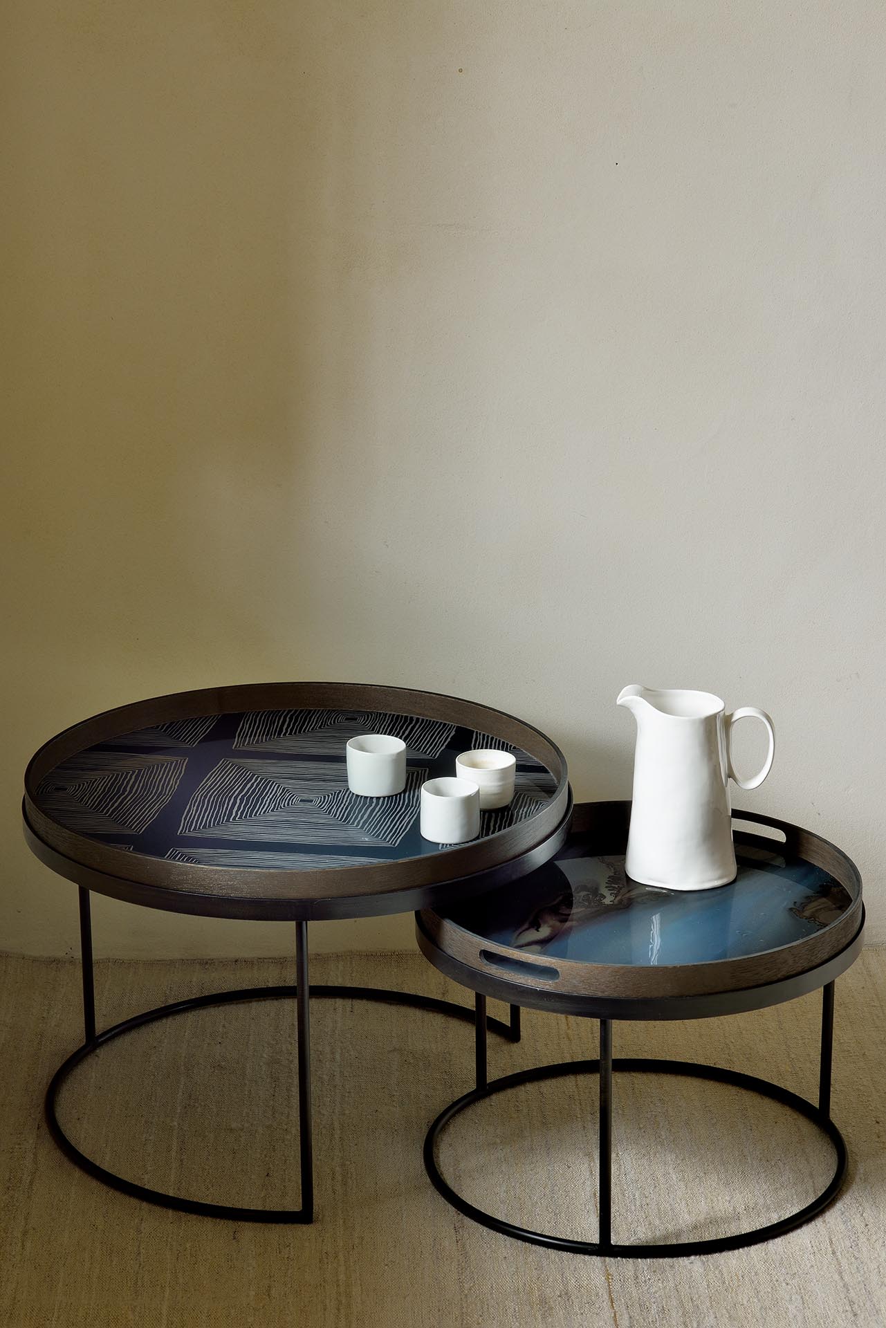 Ethnicraft- Slate Organic glass tray - Image 4