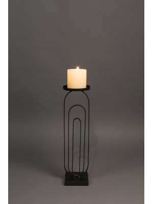 Dutchbone CANDLE HOLDER PROA BLACK M