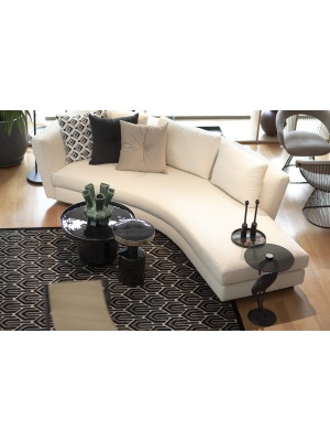 Malle Exclusives- Beige Bucle Sofa