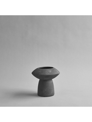101 COPENHAGEN SPHERE VASE FAT - DARK GREY