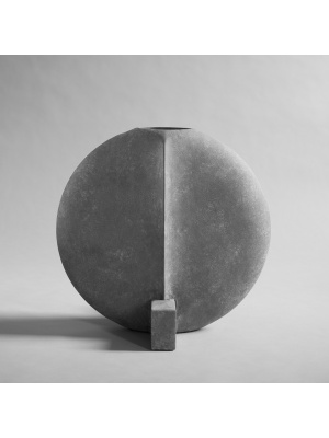 101 COPENHAGEN Guggenheim Vase, Big - Dark Grey