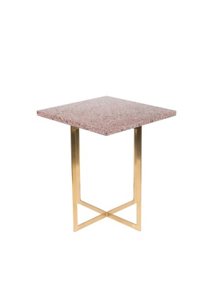 ZUIVER-SIDE TABLE LUIGI SQUERE PINK