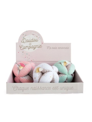 Doudou Balle de Prehension Display x 6 Ass - Lapin De Su